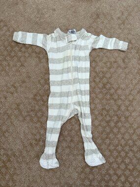 Gerber Striped Footie - 0-3 Month